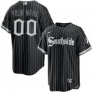 Custom Name Chicago White Sox Black City Connect Replica Men's Jersey