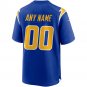 Los Angeles Chargers Alternate Custom Game Jersey - Royal
