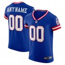 New York Giants Classic Vapor Elite Custom Jersey - Royal