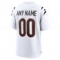Cincinnati Bengals Game Custom Jersey - White
