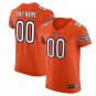 Chicago Bears Vapor Elite Custom Jersey - Orange