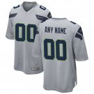 Seattle Seahawks Alternate Custom Game Jersey - Gray