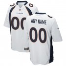 Denver Broncos Custom Game Jersey - White