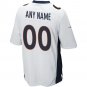 Denver Broncos Custom Game Jersey - White