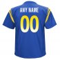 Los Angeles Rams Youth Custom Game Jersey - Royal