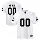 Las Vegas Raiders Youth Team Custom Game Jersey - White