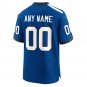 Indiana Nights Indianapolis Colts Alternate Custom Game Jersey - Blue
