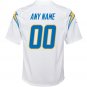 Los Angeles Chargers Youth Custom Game Jersey - White