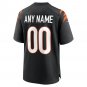 Cincinnati Bengals Youth Logo Game Custom Jersey - Black