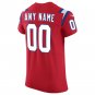 New England Patriots Vapor Untouchable Custom Elite Jersey - Red