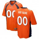Denver Broncos Custom Game Jersey - Orange