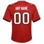 Tampa Bay Buccaneers Youth Custom Game Jersey - Red