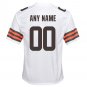 Cleveland Browns Youth Custom Game Jersey - White