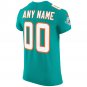Miami Dolphins Vapor Untouchable Elite Custom Jersey - Aqua