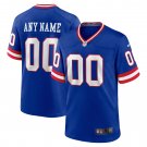 New York Giants Classic Custom Game Jersey - Royal