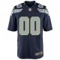 Seattle Seahawks Youth Custom Game Jersey - College Navy