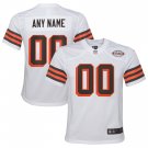 Cleveland Browns Youth Alternate Custom Jersey - White