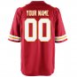 Kansas City Chiefs Youth Custom Game Jersey - Red