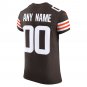 Cleveland Browns Vapor F.U.S.E. Elite Custom Jersey - Brown