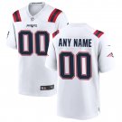 New England Patriots Custom Game Jersey - White