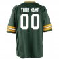 Green Bay Packers Youth Custom Game Jersey - Green