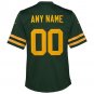 Green Bay Packers Youth Alternate Custom Jersey - Green