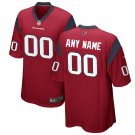 Houston Texans Alternate Custom Game Jersey - Red