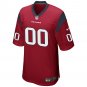 Houston Texans Alternate Custom Game Jersey - Red