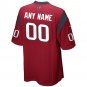 Houston Texans Alternate Custom Game Jersey - Red