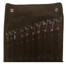 Ratchet Wrench Set Metric with RollUp Wrench Pouch