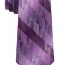 Van Heusen Men's Purple Mauve Pink Pattern Geometric Print 3" W Classic Necktie