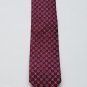 Stafford Tailored Culture 100% Silk Red Blue Geometric Print Men's Neck Tie