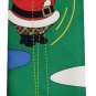 Hallmark Licensed Holiday Christmas Santa Reindeer Green Golf Men's Neck Tie 59"
