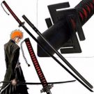 BLEACH ICHIGO BANKAI SWORD Handmade Tensa zangetsu Anime Katana Sword JW-0517