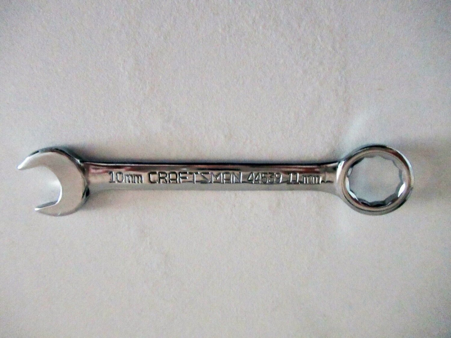 Craftsman 44539 10MM x 11MM metric 12pt ignition combination wrench