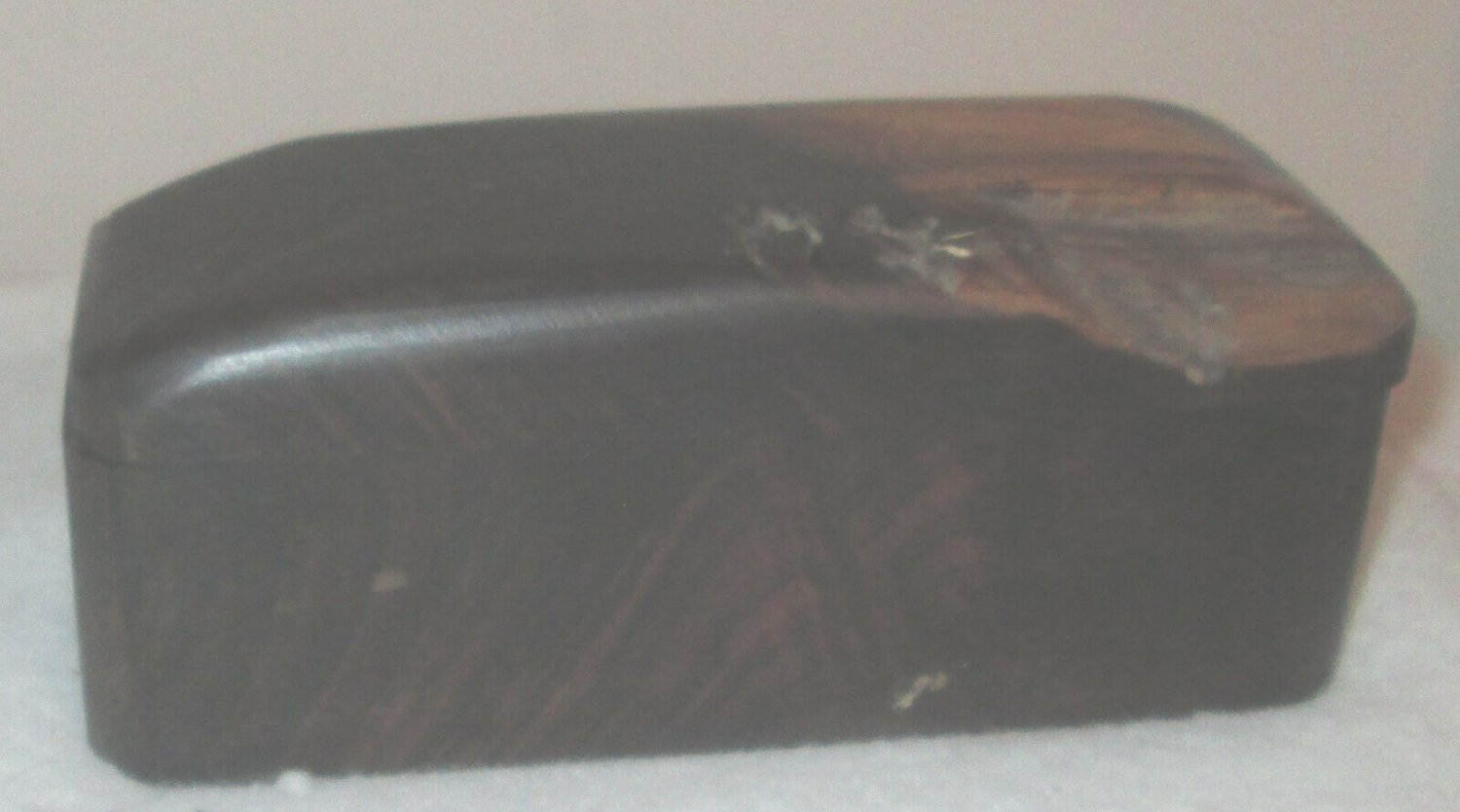 Vintage Hand Made Wood Box Jewelry Trinket Keepsake