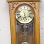 Vintage D & A Wall Clock wind-up with Chime
