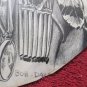 Native American Sioux Indian Chief Crazy Bear Bob Dale Print 1972 Oval Frame