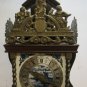 Vintage Franz Hermle Clock HOLLAND made with German parts wood & Brass