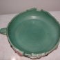 1943 ROSEVILLE MAGNOLIA PATTERN #450-10 CONSOLE BOWL WITH HANDLES CENTERPIECE