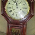 D & A Regulator Pendulum Key-Wound Wall Clock Sounds on half & hour Mod 9405WPS