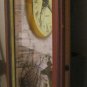 QUARTZ WOOD HUNTERS WALL CLOCK SHADOW BOX