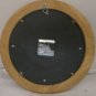 Round Oak Wall Clock Quartz 12.25"