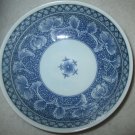 Porcelain Blue And White Floral Hand Painted Chinese/ Asian Japanese Bowl Porcelain Blue And White Floral Hand Painted Chinese/ Asian Japanese Bowl