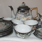 Japanese Moriage Dragonware Tea Set 24 PIECES Cups Saucers Hand Painted Japanese Moriage Dragonware Tea Set 24 PIECES Cups Saucers Hand Painted