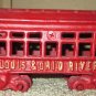 Vintage, RR 44, St. Louis-Ohio River 5 piece Cast Iron Toy Train