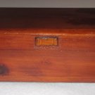 MERCHANTS BOX CO. JEWELRY TRINKET BOX CEDAR WOOD