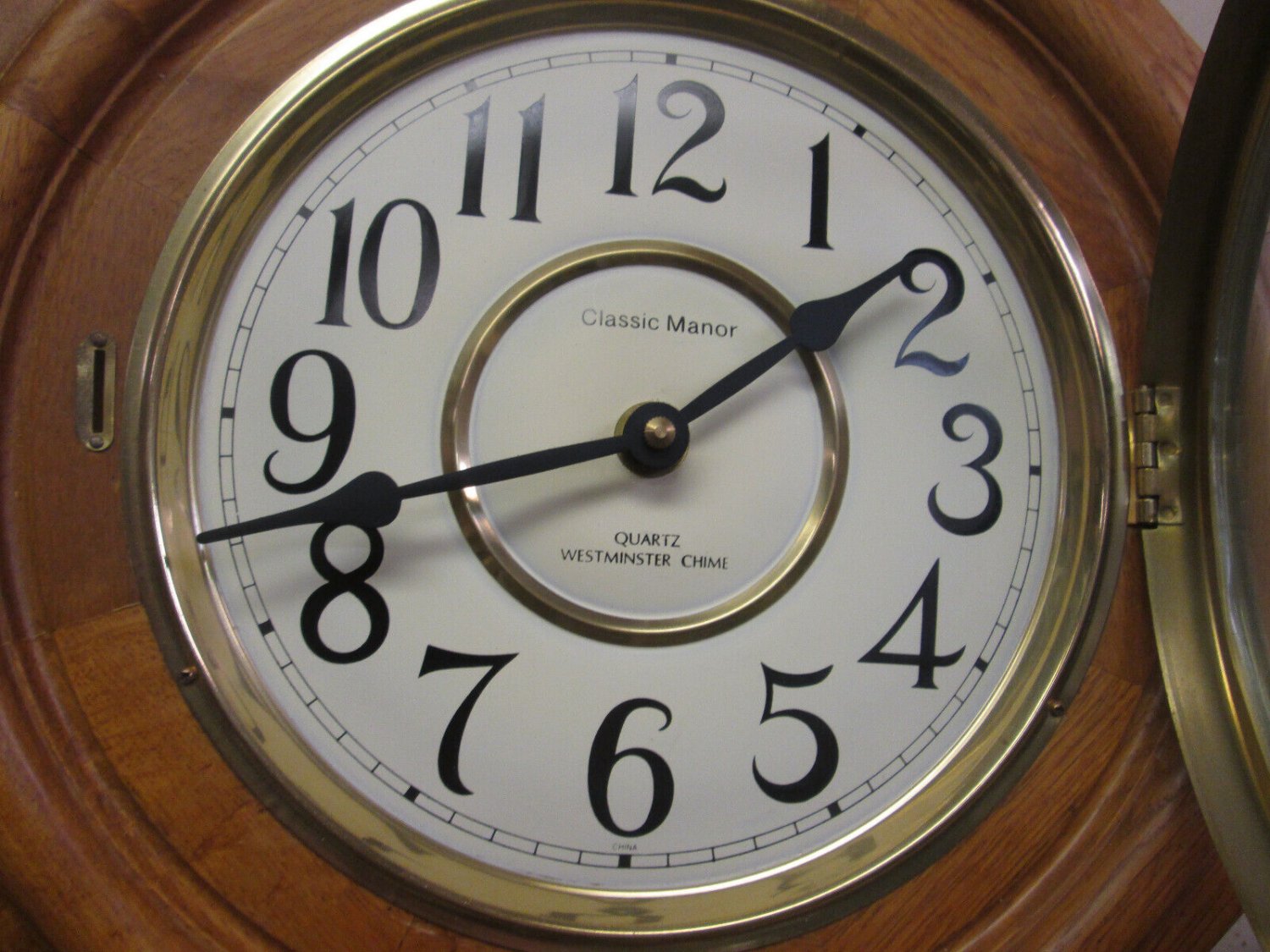 Vintage Regulator Classic Manor Wall Clock Westminster Chime Quartz