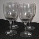 Princess House #418 Crystal Wine Water Goblets Glasses Set of 4 Stemware NIB Princess House #418 Crystal Wine Water Goblets Glasses Set of 4 Stemware NIB