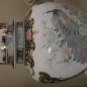 Vintage 4 Piece TOYO Peacock Bird Floral Porcelain Accent porcelain Dishes